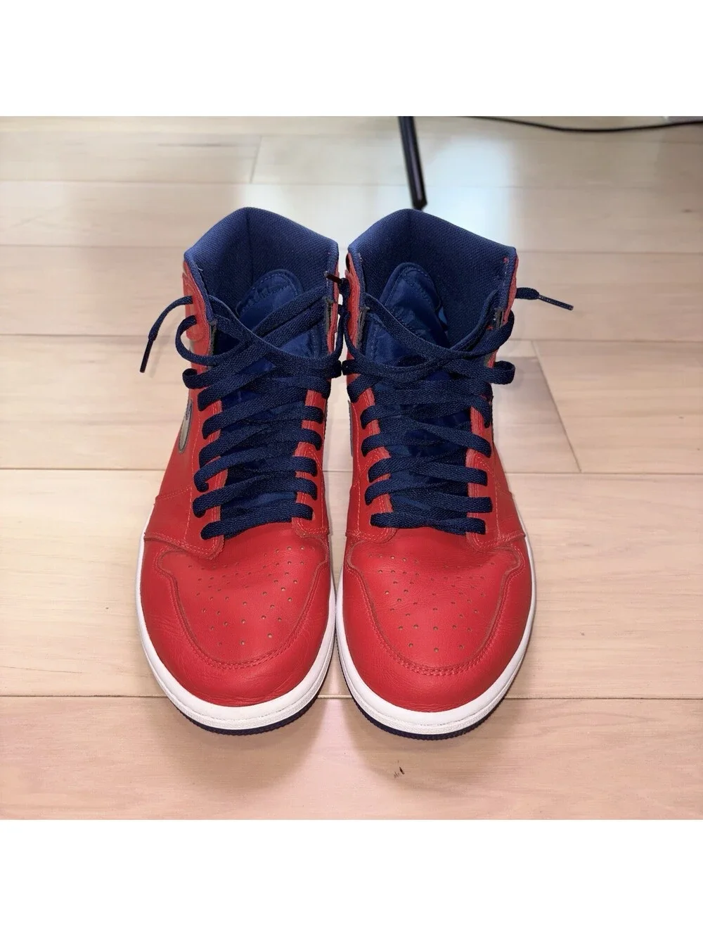 Nike Air Jordan 1 Retro High OG David Letterman Red Navy Men’s Size 12